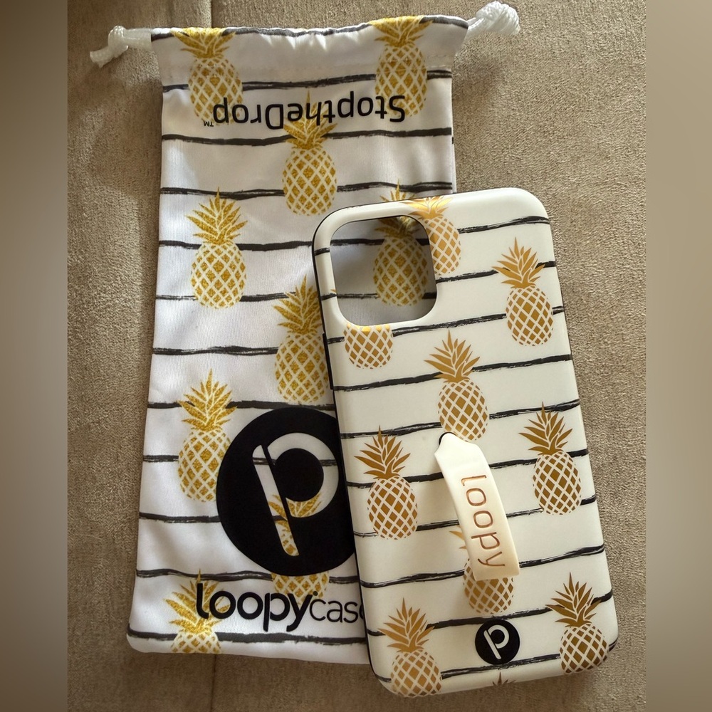 Loopy Case | Tropical Pineapple | iPhone 11 Pro | Right Orientation